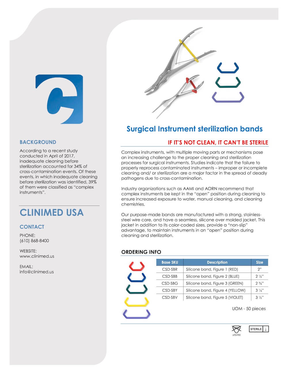 CLINIMED_surgical-Instrument-sterilization-bands