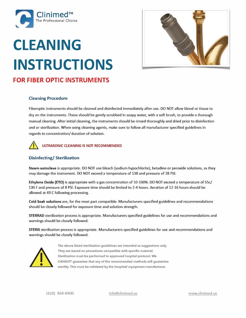 CLINIMED-Cleaning-Instructions-for-Fiber-Optic-Instrumentation