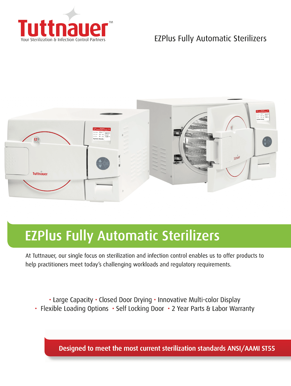 Tuttnauer-EZPlus-Fully-Automatic-Sterilizers